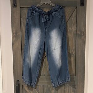 Zenana Outfitters Denim Blue Pants